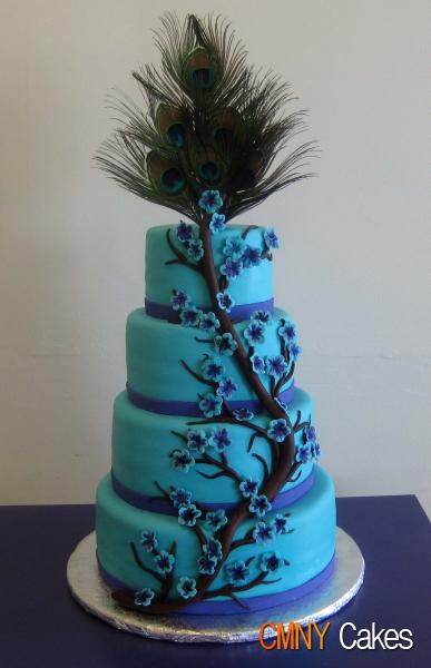 peacock feathers wedding cakes peacock feathers wedding cakes